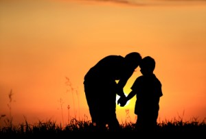 Parent with Child Silhouette from Bing Images